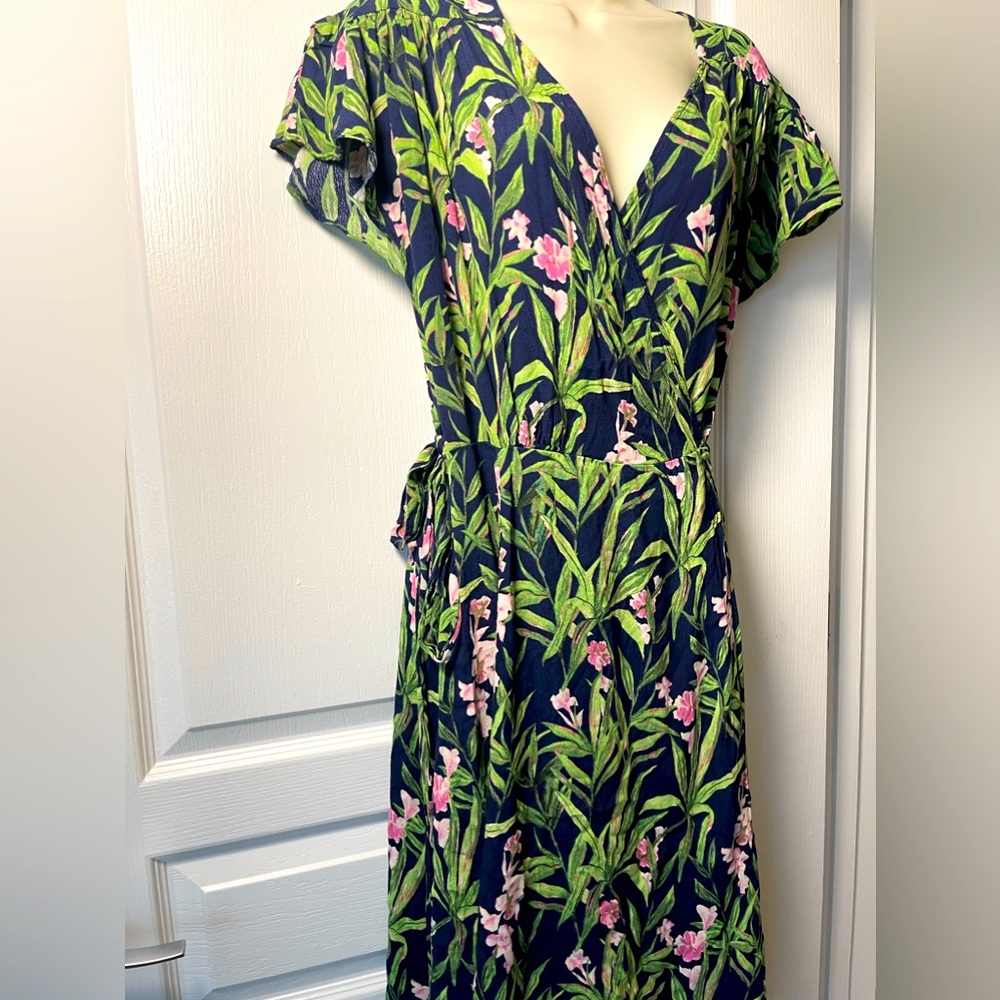 Floral Wrap Dress